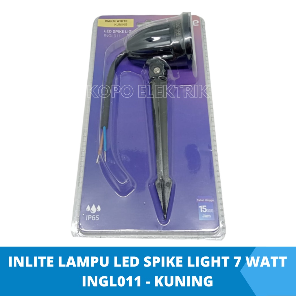 Lampu LED Spike Light / Lampu Taman INLITE 7W  INGL011 - Kuning