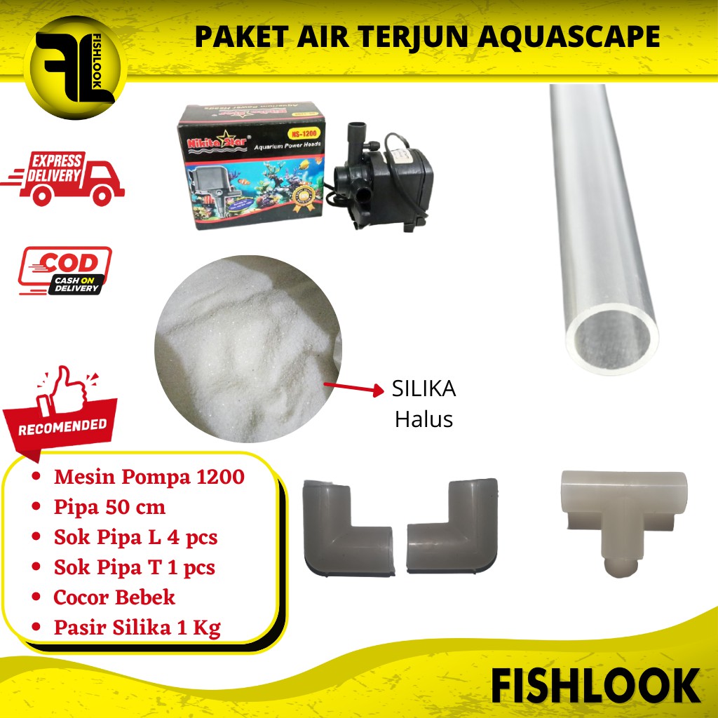 Paket Air Terjun Aquascape