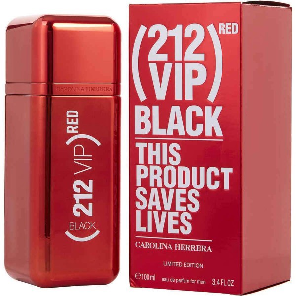 Original Parfum Carolina Herrera 212 VIP Black Red EDP 100ml Men