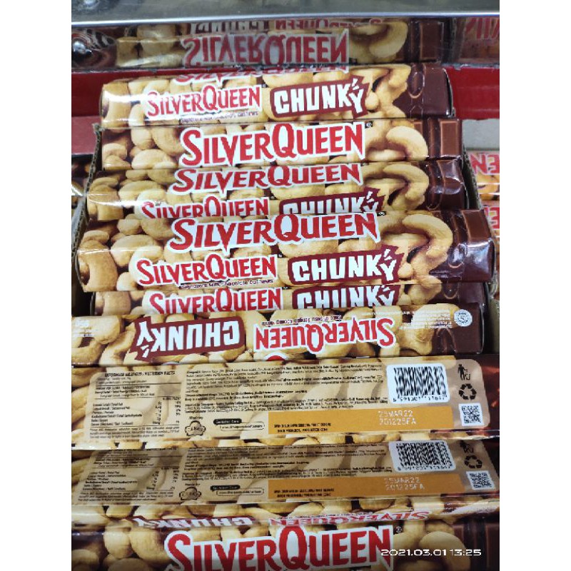 

Silverqueen chunky 95gram