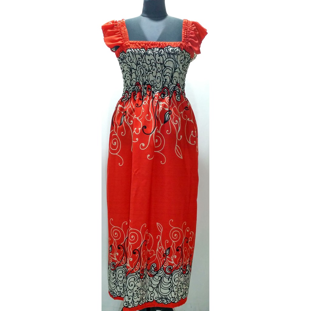 Dress Wanita Motif Jodha | Dress Bali | Baju Bali | Baju Wanita