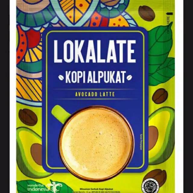 Kopi lokalate (avocado latte 10 sachet) Shopee Indonesia