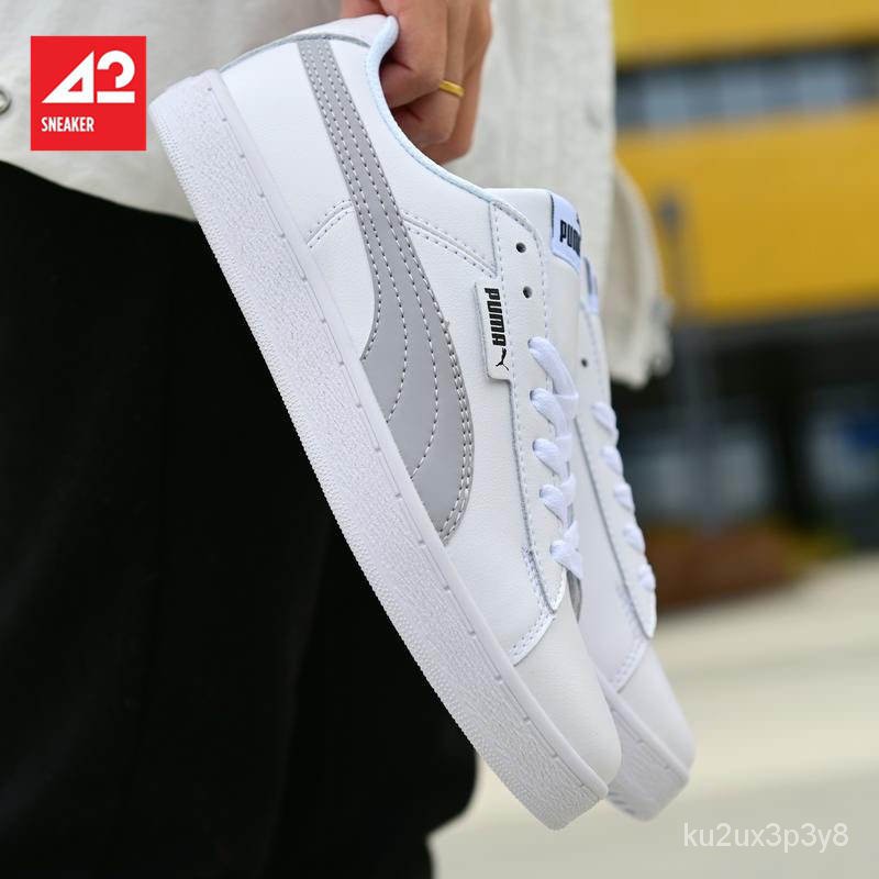 puma lace up trainers