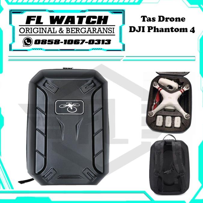 [ Promo ] Tas Drone Dji Phantom 4 Pro Ransel Hardcase Bag - Drone Kamera Dan Aksesoris