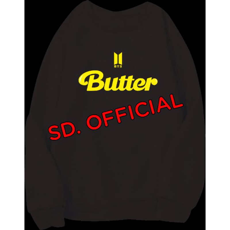 Sweater Basic BTS BUTTER LOGO BTS