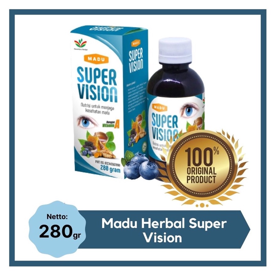 

Madu SUPER VISION Nutrisi Menjaga Kesehatan Mata