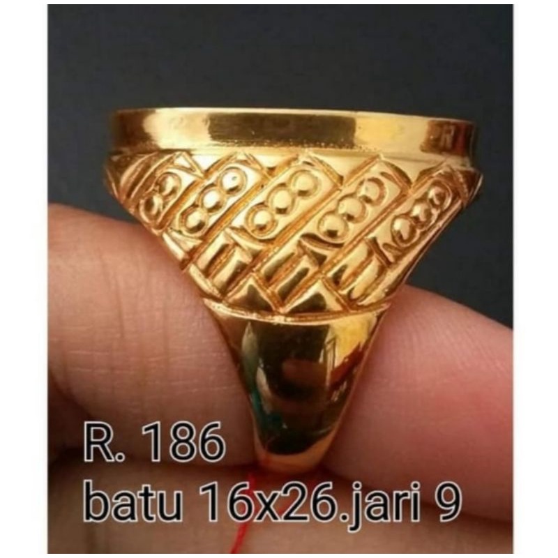 Ikat ring emban perunggu model eropa