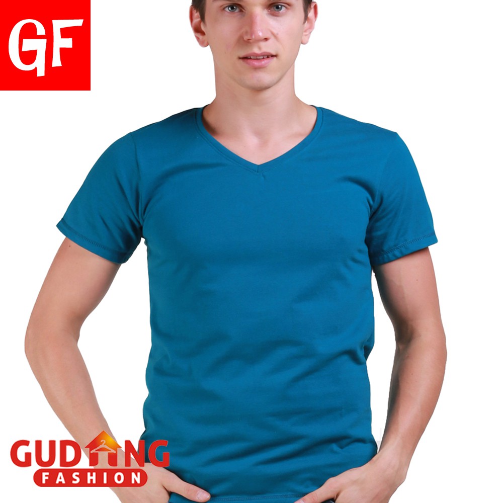 Kaos Polos V Neck Casual Smart FP 534