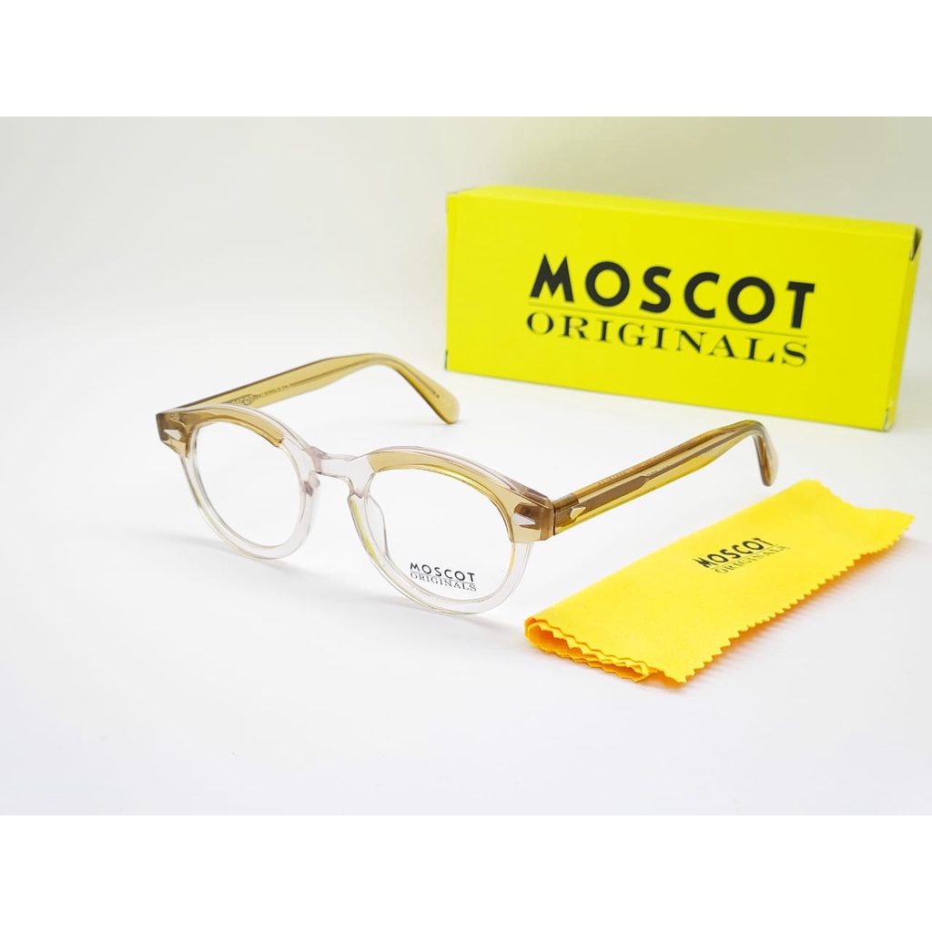 Frame Kacamata Moscot Original Lemtosh size Medium Clear Crystal