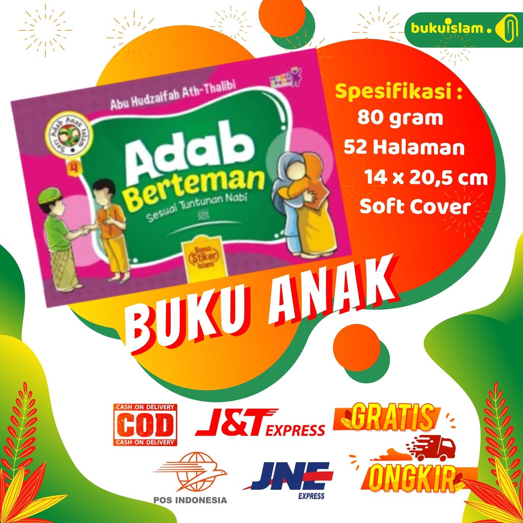 Buku Bacaan Edukasi Cerita Anak Anak Muslim Islami Bergambar untuk Parenting Bayi Balita TK PAUD