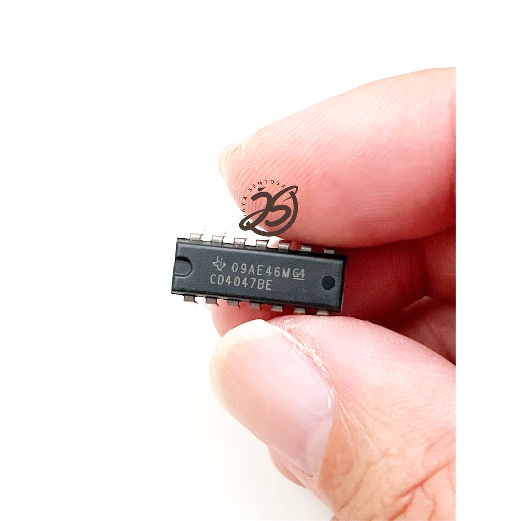 CD4047 ASLI ORIGINAL (1buah) TEXAS ASLI CD4047BE ORI IC CD 4047BE CD 4047 BE