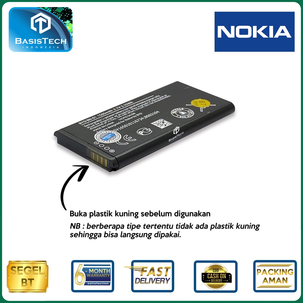 BATERAI NOKIA LUMIA X Dual Sim RM-980 - BN-01 - ORI99