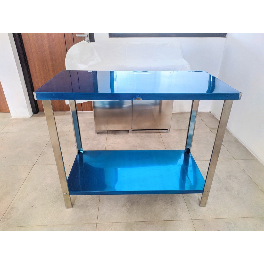 WORK TABLE MEJA STAINLESS SERBAGUNA 2 SAP MRDAPUR WT 2 ORIGINAL