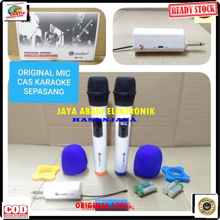 G24 ORIGINAL MIC DOUBLE SOUNDBEST WIRELESS CAS CASAN MIKROPHONE WIRELESS PRO AUDIO SOUND SISTEM VOKAL KARAOKE PROFESIONAL PANGGUNG BISA DIPAKE KESEGALA JENIS AUDIO DAN BONUS BUSA MIC KARET MIK DAN BATERAI