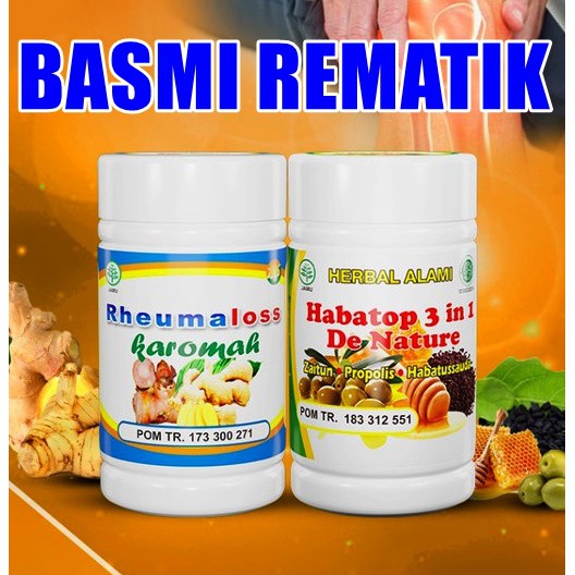 Obat Rematik Paling Ampuh Kaki Tangan Pinggang Lutut Herbal Kapsul Ekstrak Habatusaodah Ginseng Sara