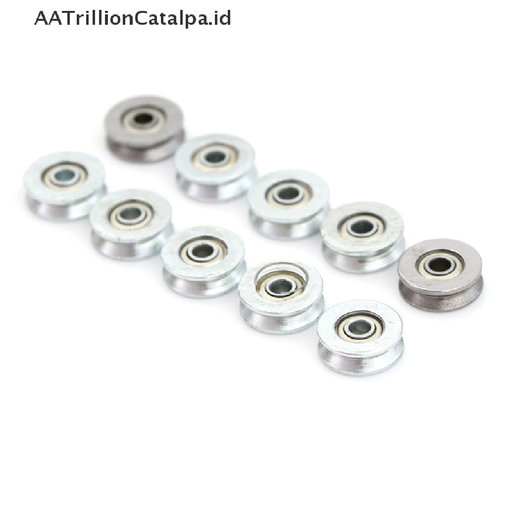 10pcs Bola Bearing Pulley Ukuran 4x13 X 6mm