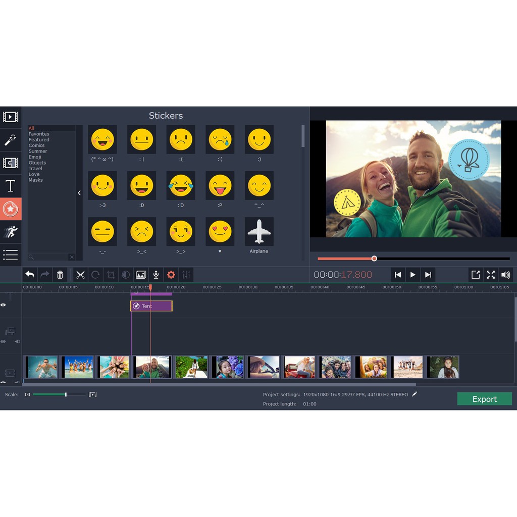 [FULL VERSION] Movavi Video Editor Plus 15 Mac - GARANSI AKTIVASI