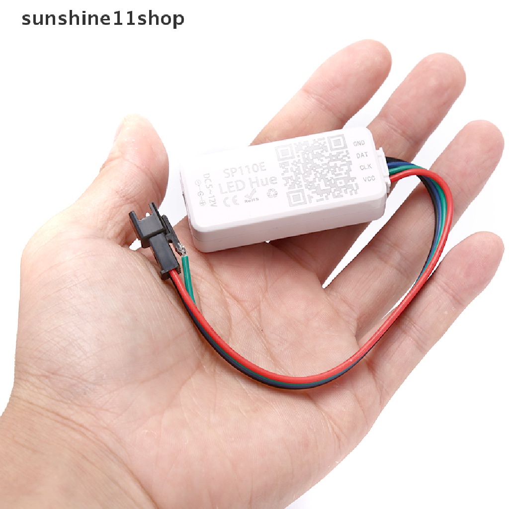 (SHO) Sp110e Kontroler Lampu Strip LED DC5-12V Dengan Bluetooth