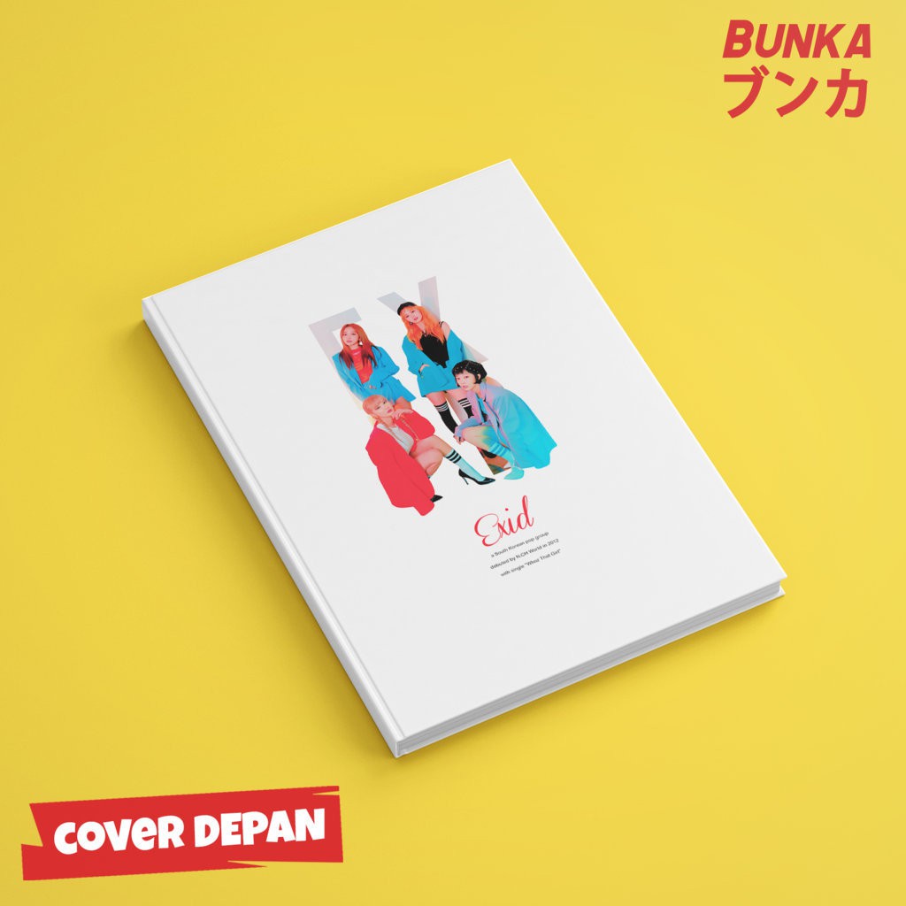 

Notebook KPOP Exid Korea Hardcover A5 Buku Tulis Catatan Note Agenda Planner Jurnal