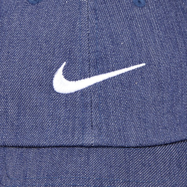 Nike Swoosh Denim NSW Heritage86 Cap Blue DJ6220-410 Topi Original