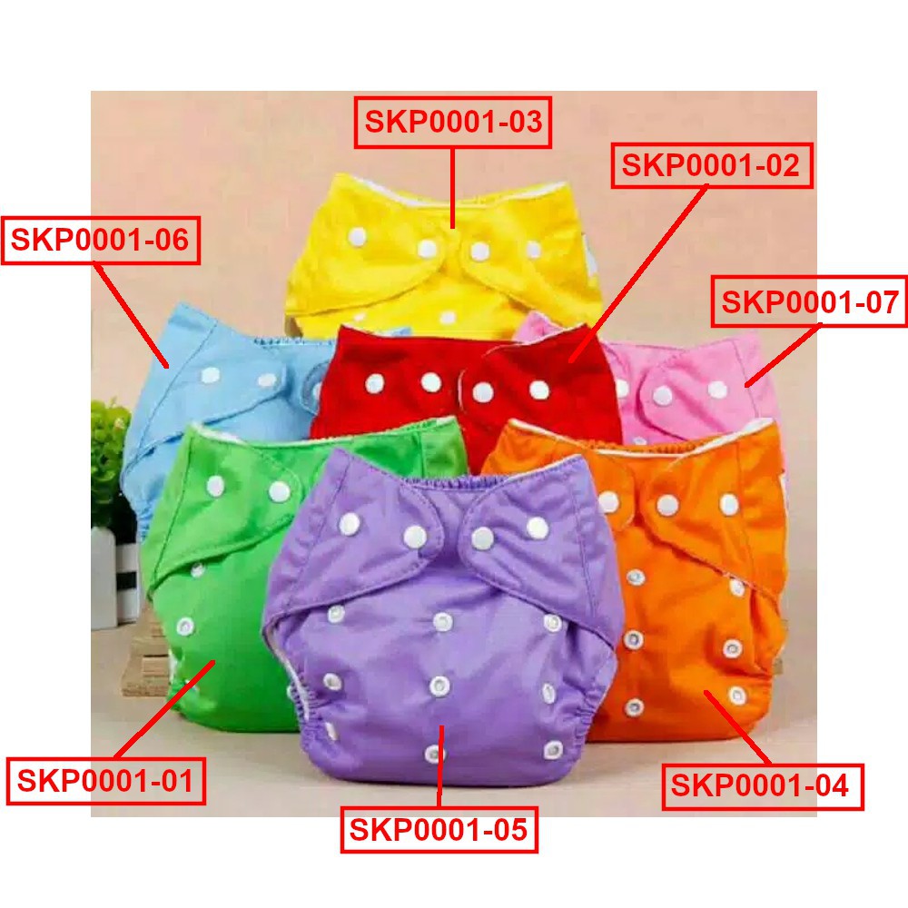 POPOK Bayi Kain Kancing Cloth Diaper Clodi Bayi Dapat Dicuci / Popok Motif Lucu / Popok Kain Murah