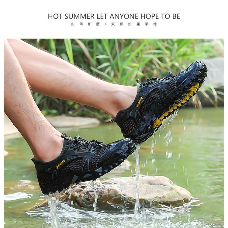 {FREE BOX} Sepatu Hiking Outdor Sepatu Gunung Pria Wanita Low Termurah KJ-51