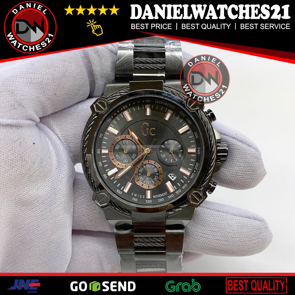 JAM TANGAN MODEL GC SPIRIT Y53005G2MF ALL BLACK