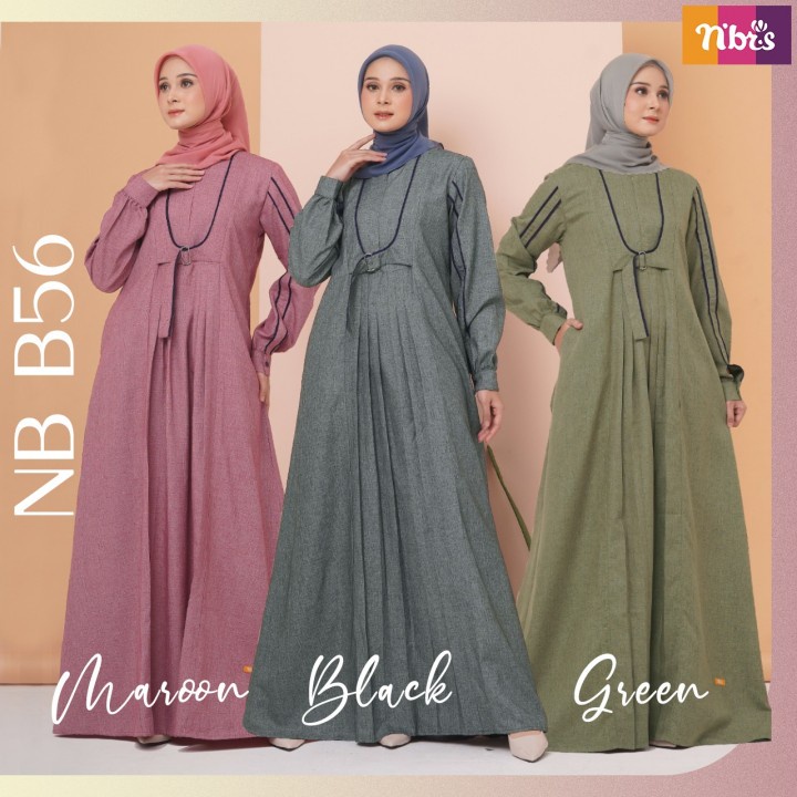 NIBRAS// NB B56 GAMIS NIBRAS TERBARU