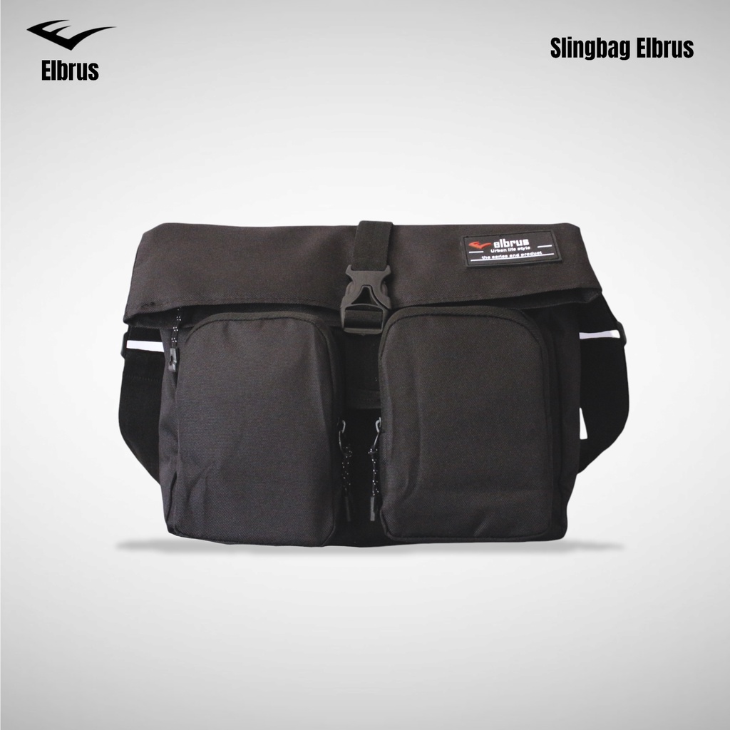 Sling Bag Perahu Lipat ELBRUS - Cross Body - Sling Bag / Tas Pria - Tas Wanita / Tas Selempang Pria