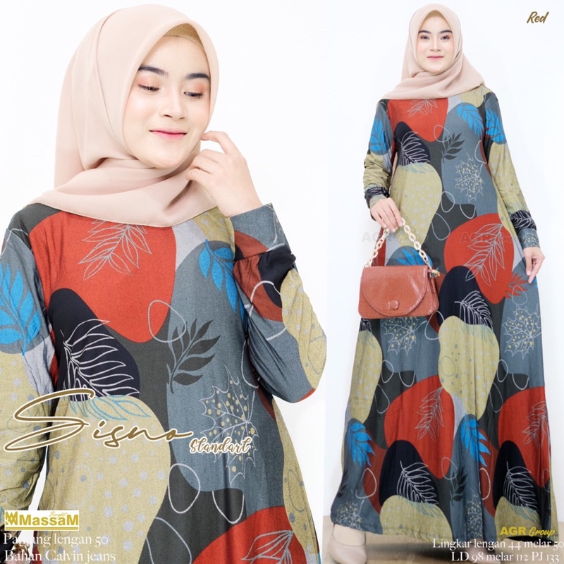 GAMIS WANITA TERBARU Sisna dress matt Calvin jeans Ld 98 melar sampai 112 dress wanita harian kondan