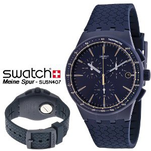 Jual Swatch SUSN407 Original   Jam Tangan Pria Swatch Chrono Sporty Water Resist Diskon