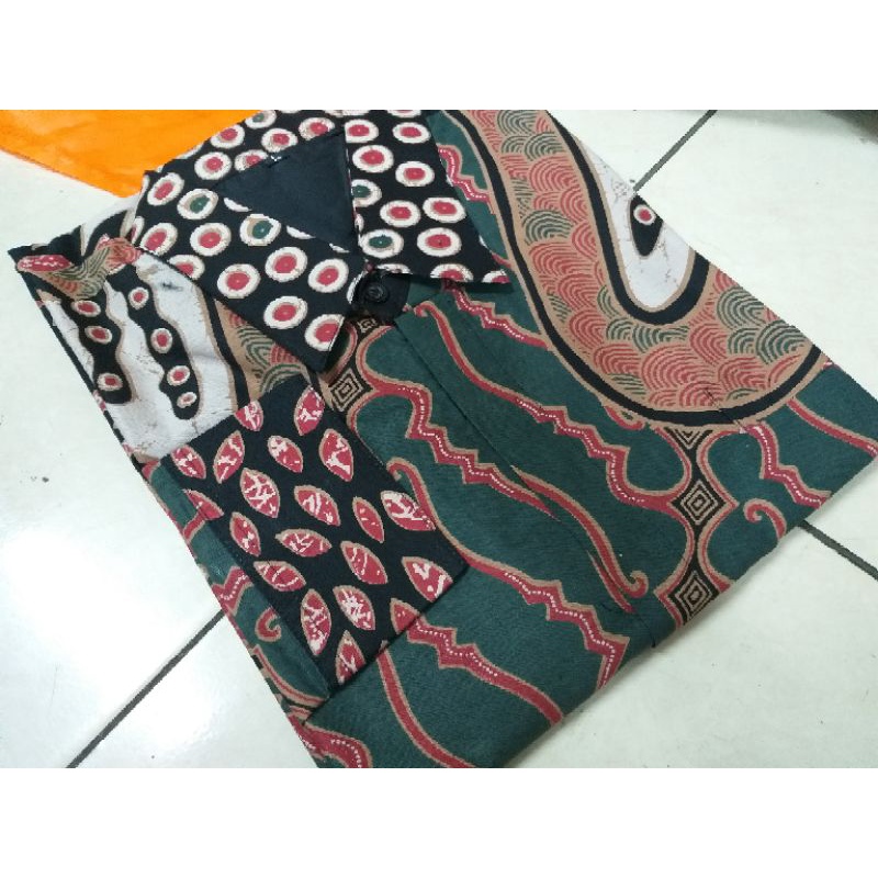 NAGA PUSPA BAJU kemeja batik pria lengan panjang terbaru ORIGINAL  PENDEK modern PREMIUM 41