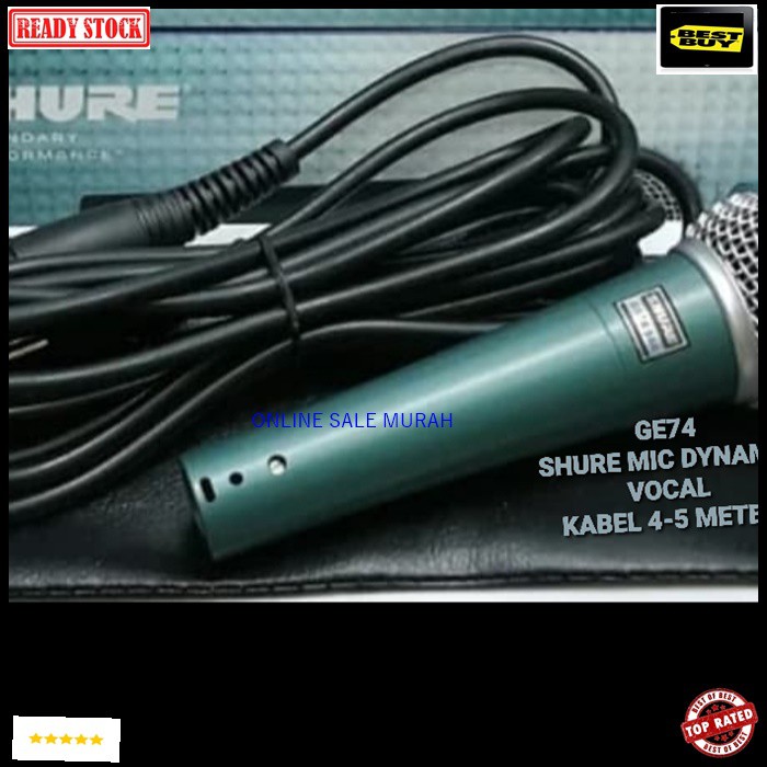 G86 shure mic kabel dynamic mik cable Microphone full besi karaoke vocal vokal audio sound system audio pengeras suara pro profesional Legendary legendaris mikrophone BISA DIGUNAKAN SEGALA JENIS AUDIO SOUND  Bahan dari besi metal  Mic tidak menggunakan ba