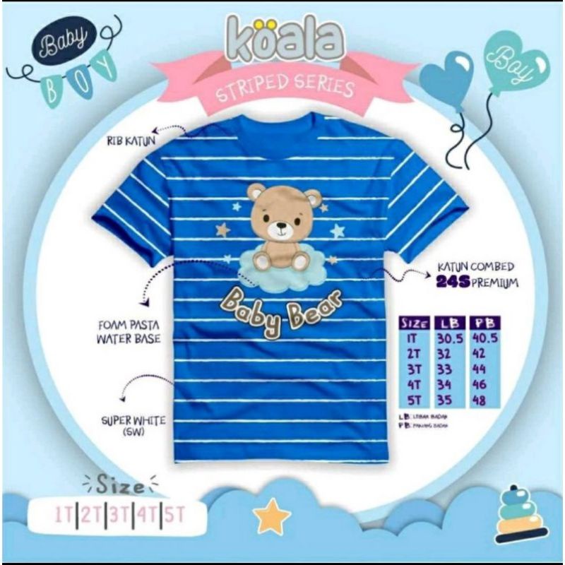 KAOS BABY BOY STRIPES SERIES BY KOALA hoolahoop