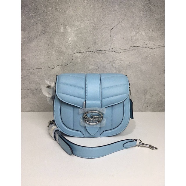 Tas Coach C2803 Georgie Saddle Puffy Quilted Waterfall