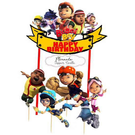 BOBOIBOY CAKE TOPPER