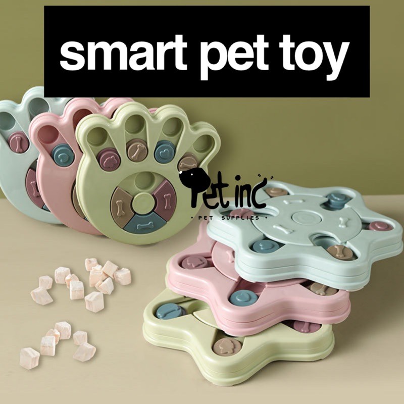 Smart dog toy hide treats