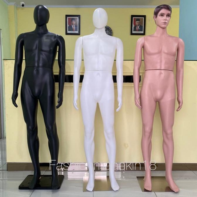 Patung Manekin Fullbody Pria Wanita Dewasa Kepala Alien