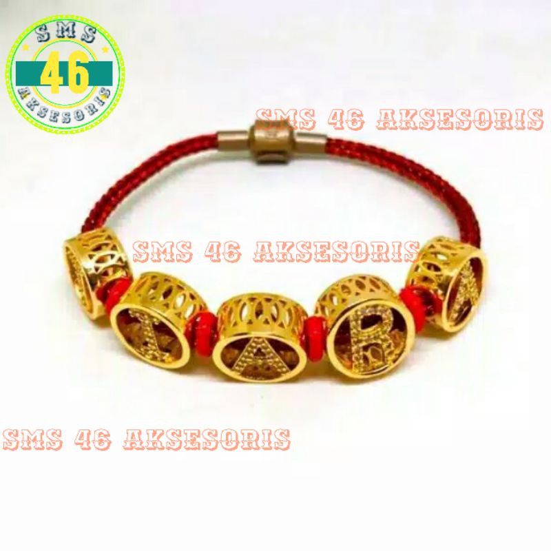 Liontin Nama Liontin Huruf Pembatas Gelang Huruf Liontin Emas Xuping