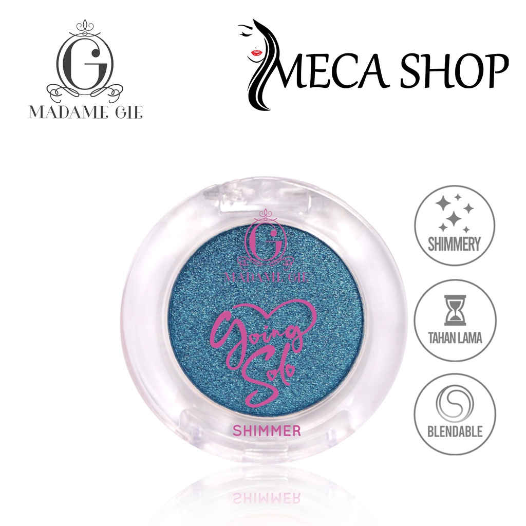 Madame Gie Going Solo Shimmery Pressed Eyeshadow - MakeUp