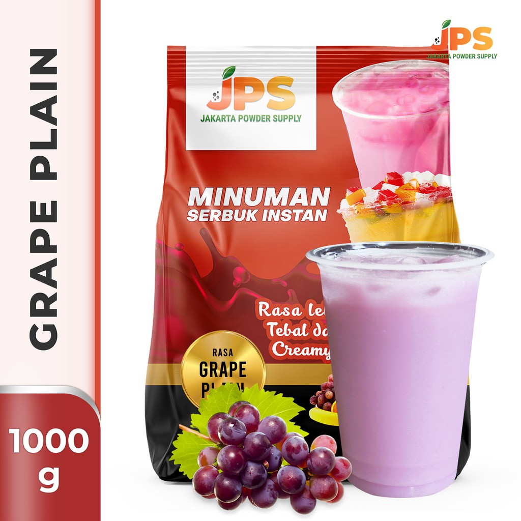 

Bubuk Minuman Grape Plain 1 Kg jps