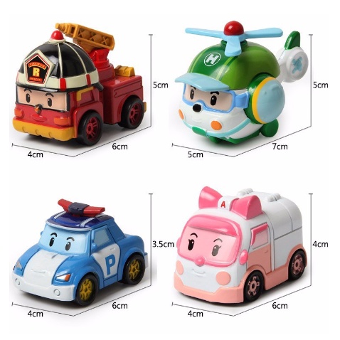 Mainan robot car poli/mainan anak laki laki