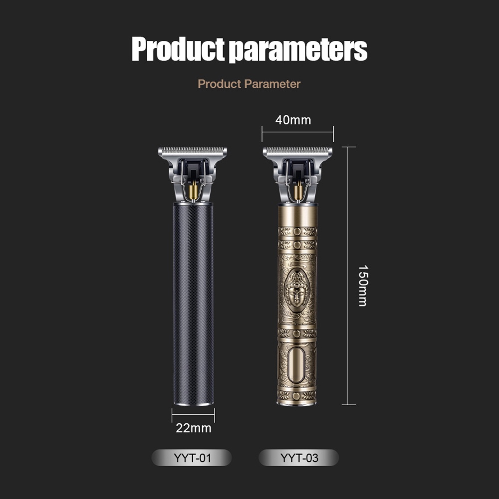 Pemotong rambut profesional Alat Cukur Elektrik Profesional Hair YYT /LCD display potong rambut listrik Trimmer Detailer Cordless / Mesin Cukur Rambut Barber USB rechargeable