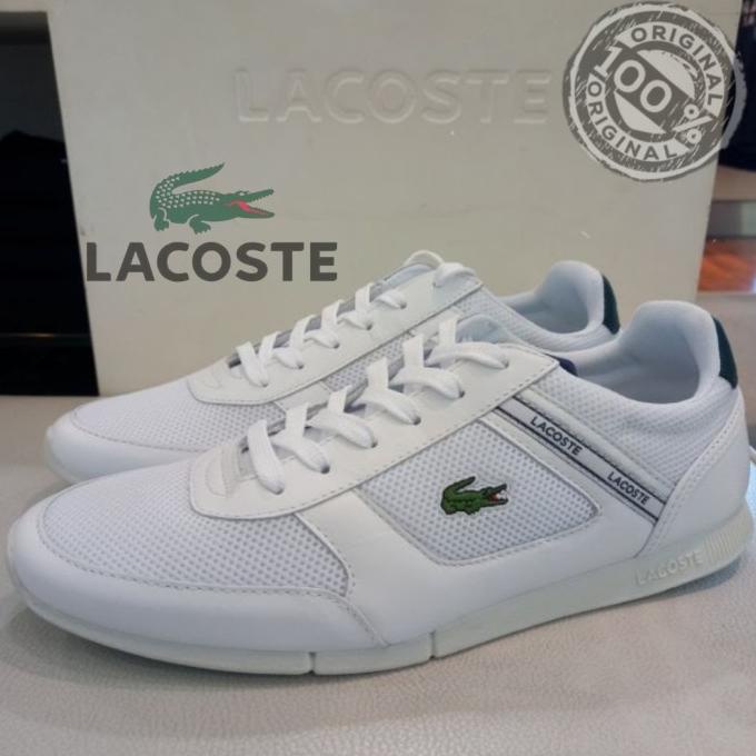 SEPATU PRIA LACOSTE ORIGINAL Menerva Sport White