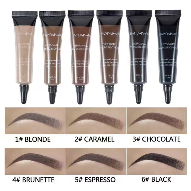 (COD) Stereoscopic eyebrow cream persistent sweat and excellent color not easy to make up the perfect eyebrow pelembab alis waterpoof eyebrow gel