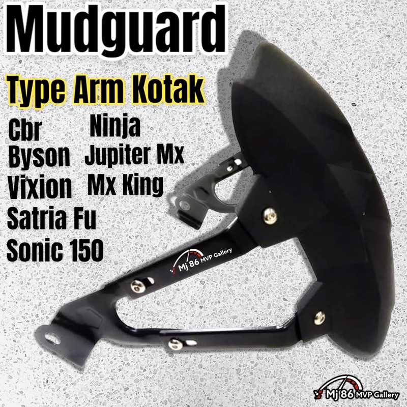 Mud Guard Universal Shark Power Spakbor Belakang Universal | mudguard sharkpower