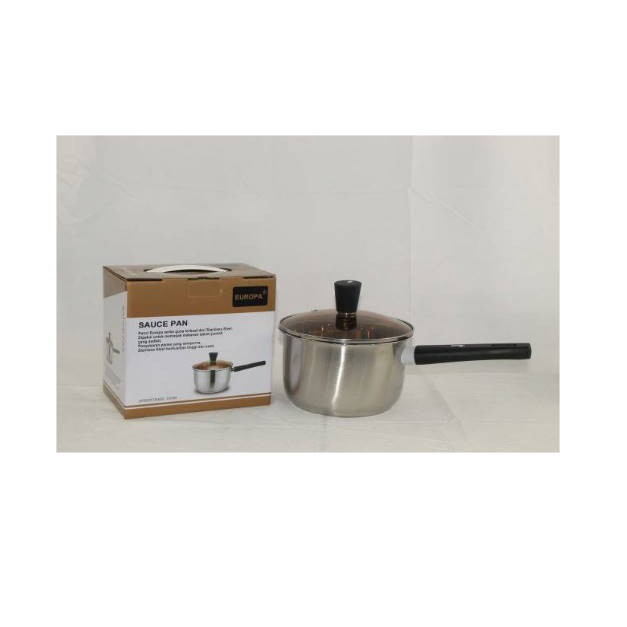 EUROPA SAUCE PAN STAINLESS STEEL HIGH QUALITY PANCI SUSU UKURAN 18CM