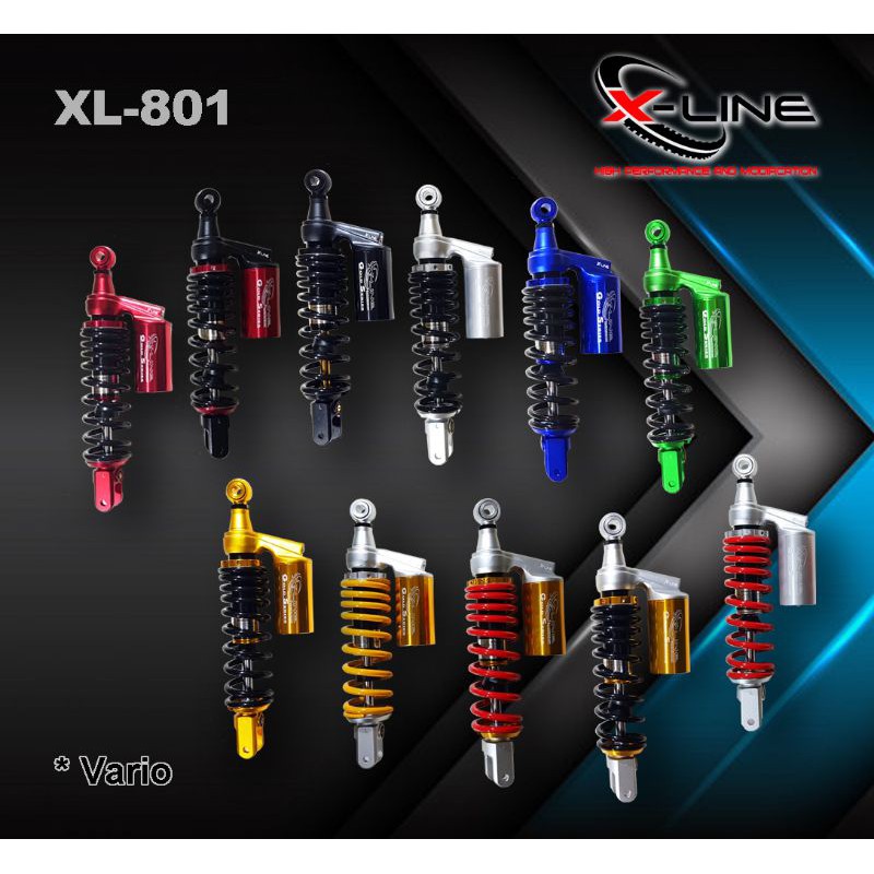 xline gold series shock shockbreaker skok vario, mio, beat, Scoopy click berfungsi