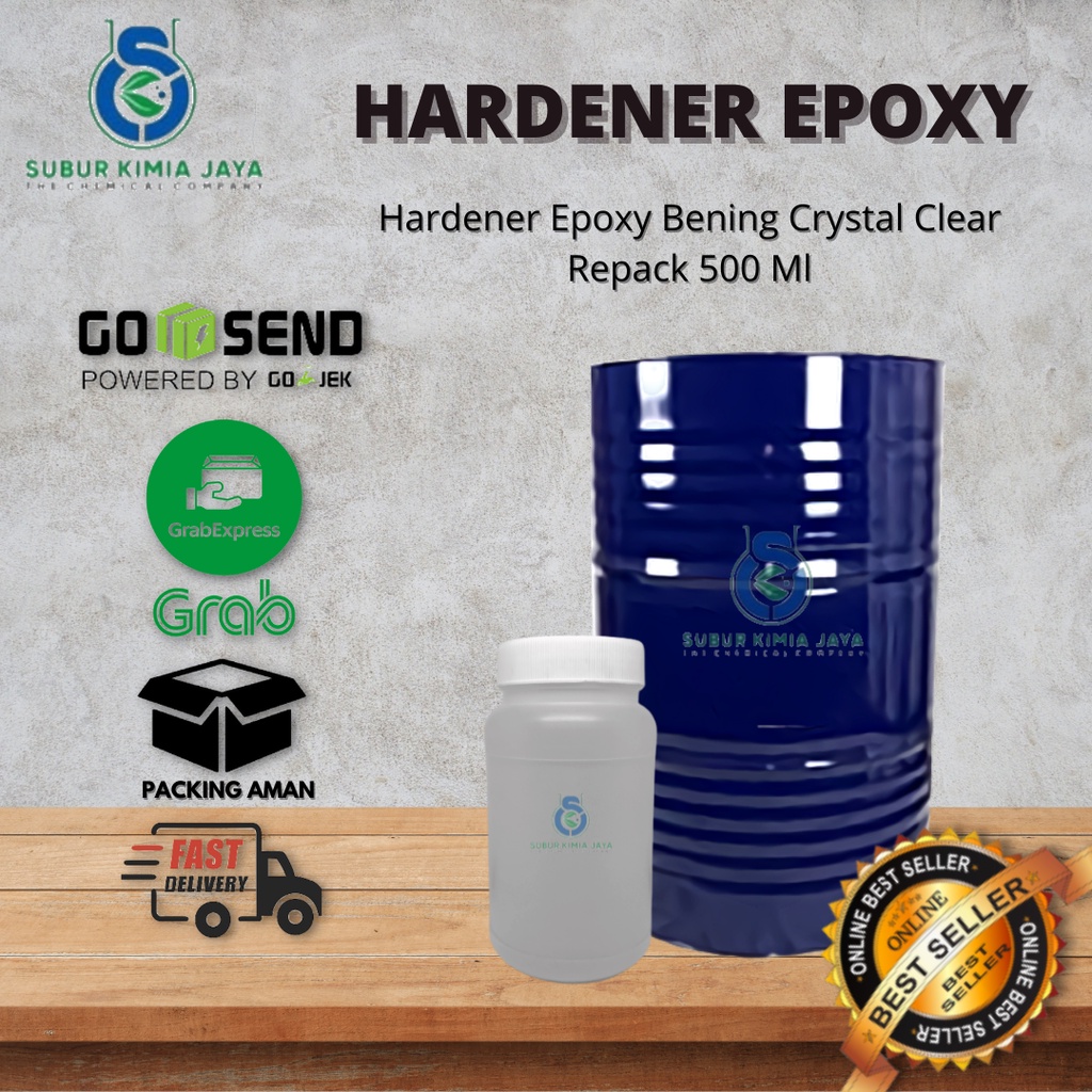 

Hardener Epoxy Bening Crystal Clear 500 gr Premium