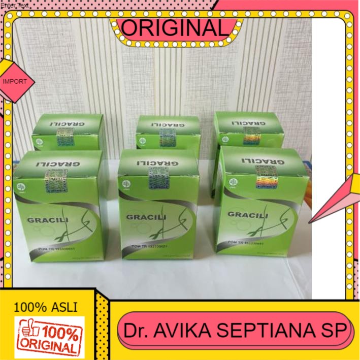 100% ASLI Termurah GRACILI obat pelangsing badan - obat gracili asli original suplemen diet manjur